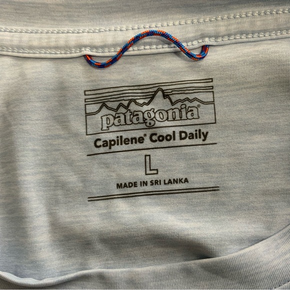 Patagonia Men’s Capilene Cool Daily Graphic Long Sleeve Shirt. Men’s Size Large. - Picture 7 of 8